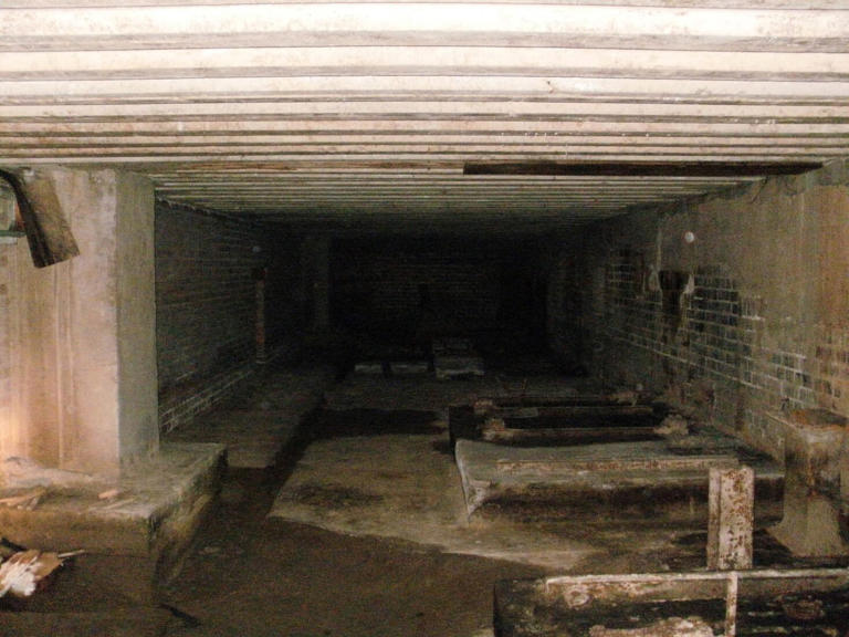 The remains of the planned railway scheme, found in 2012 30ft below the city’s Arndale shopping centre (Picture: Courtesy of Charlotte Martin, Manchester Arndale)