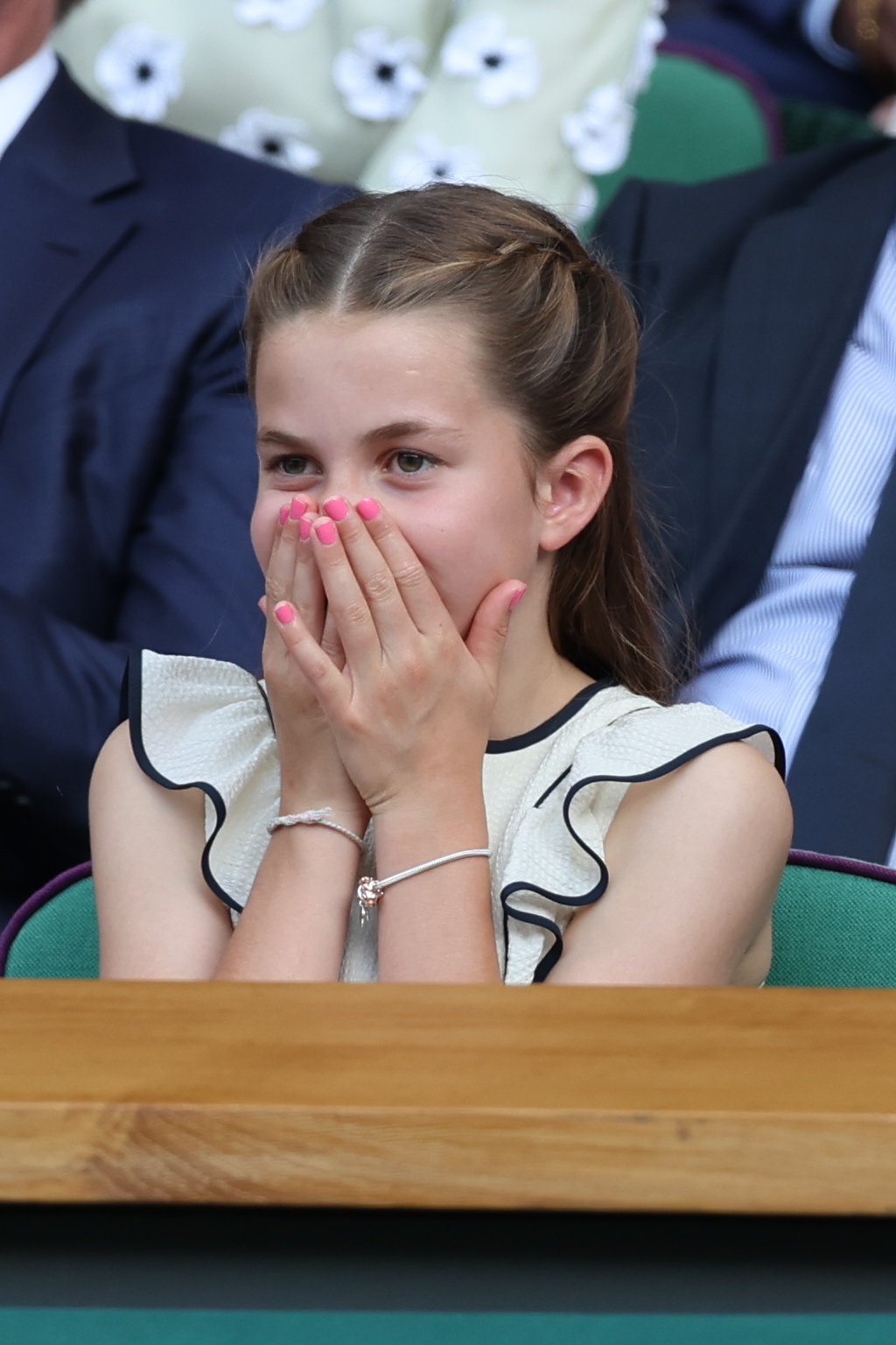 Prince George and Princess Charlotte make surprise appearance with Kate  Middleton and Prince William at Wimbledon 2025, image size:768x1152