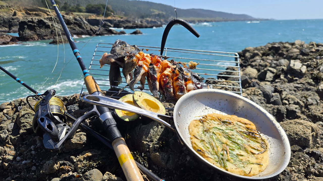 Mesquite-grilled ocean fish using bass techniques!