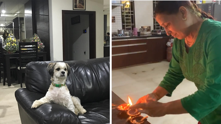 किचन और डाइनिंग एरिया