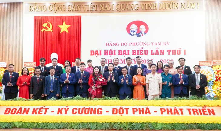 Bà Nguyễn Thị Thu Lan giữ chức bí thư đảng ủy phường Tam Kỳ, TP Đà Nẵng