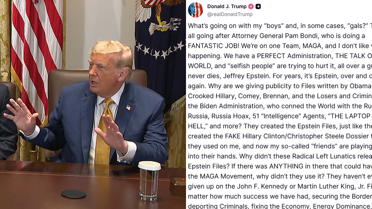 Trump facing backlash from supporters for defending attorney general