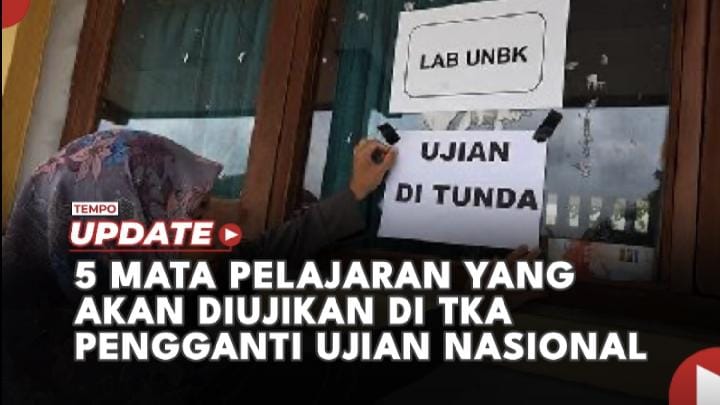 Kementerian Pendidikan Selesaikan Soal TKA 100 Persen