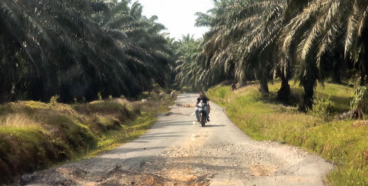 Baru Setahun, Jalan di Wilayah Terpencil Langkat Sudah Rusak
