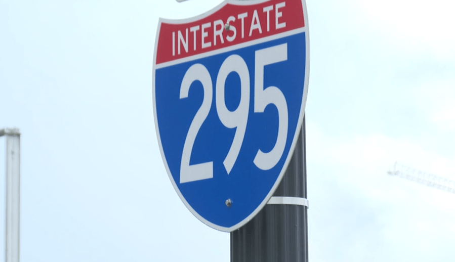 Two taken to hospital after crash on I-295 in DC