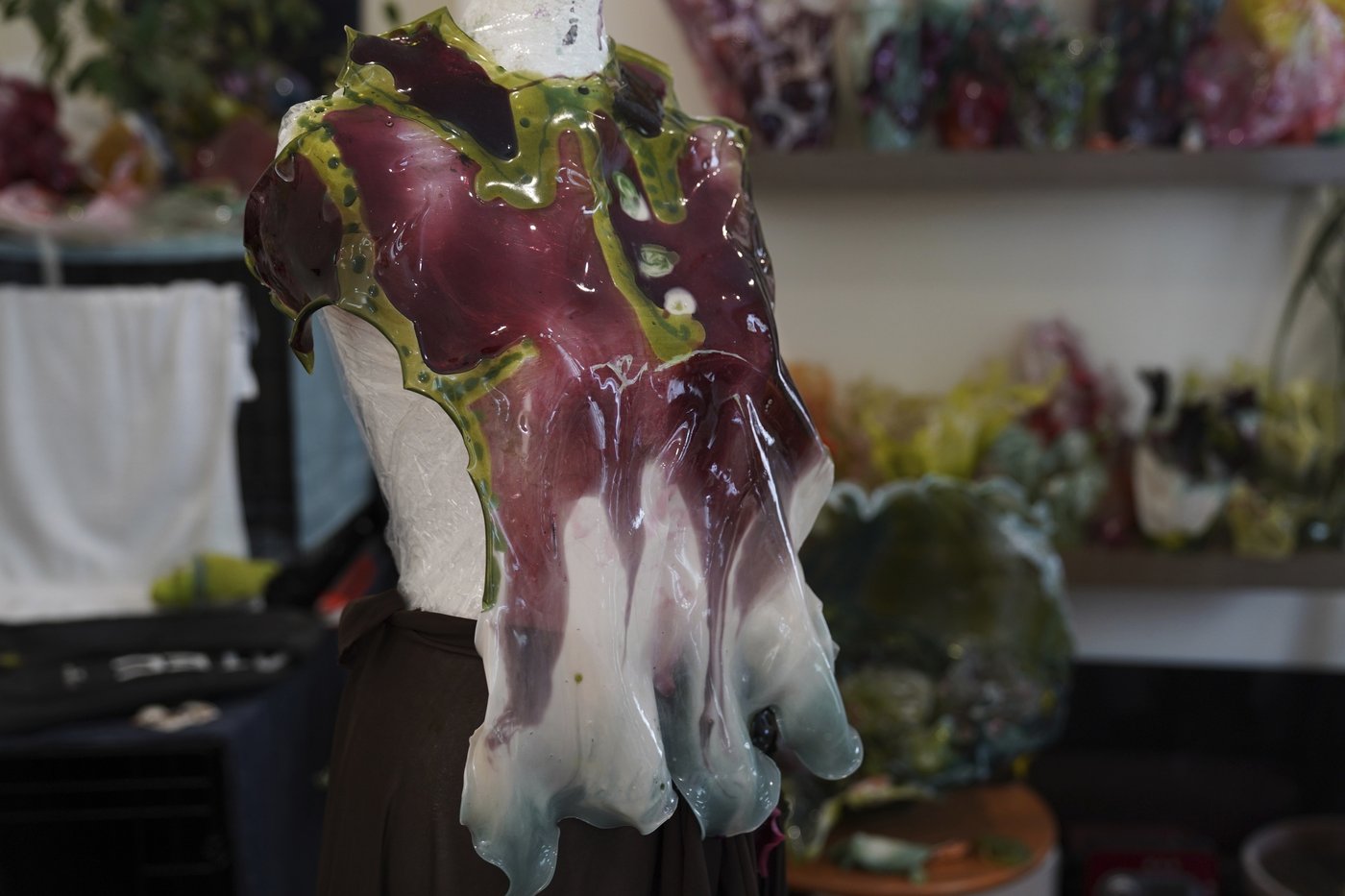 A designer dressed Chappell Roan in seaweed. But don't expect to find the approach in stores - yet.