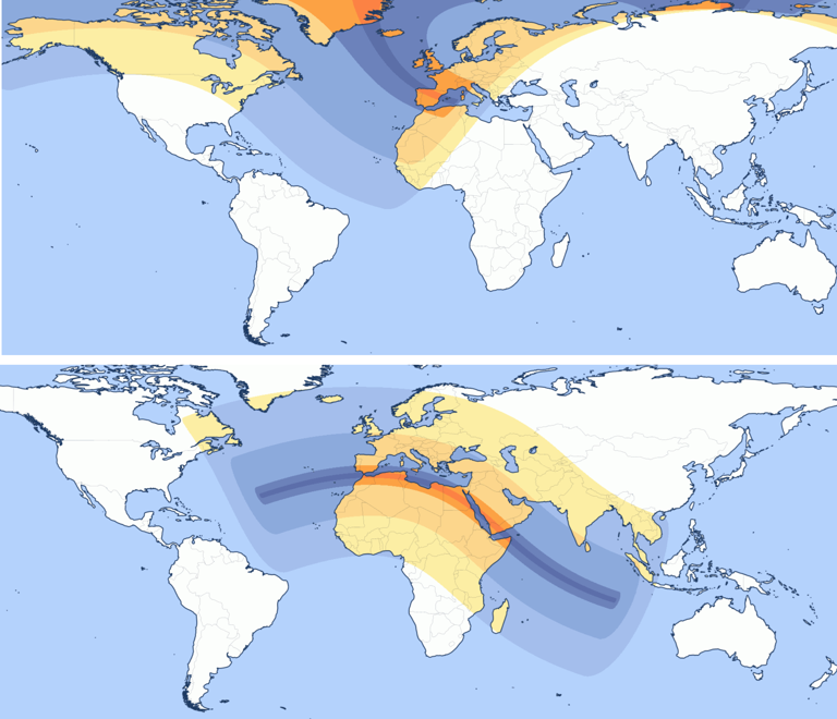 A solar eclipse will pass over the same place twice in less than a year