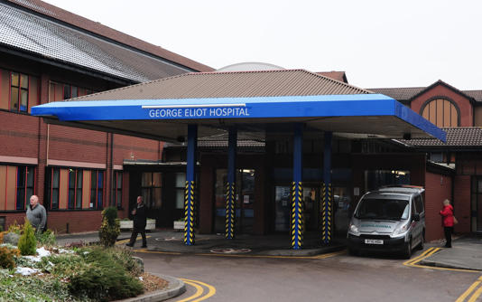 Significant harm was caused to several patients because of failings by the George Eliot Hospital in Nuneaton, Warwickshire - Joe Giddens/PA Archive/PA Images