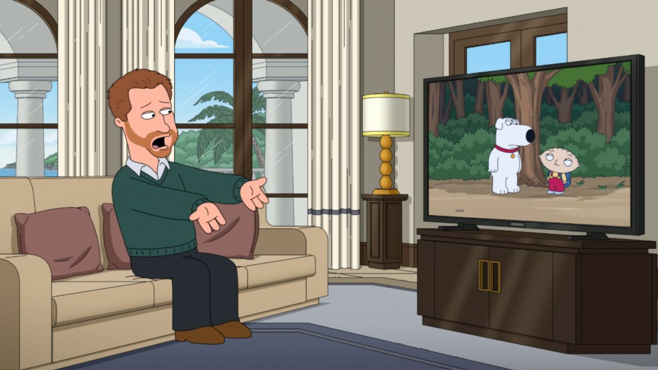 “Family Guy” mocks Prince Harry and Meghan Markle in an episode, and a