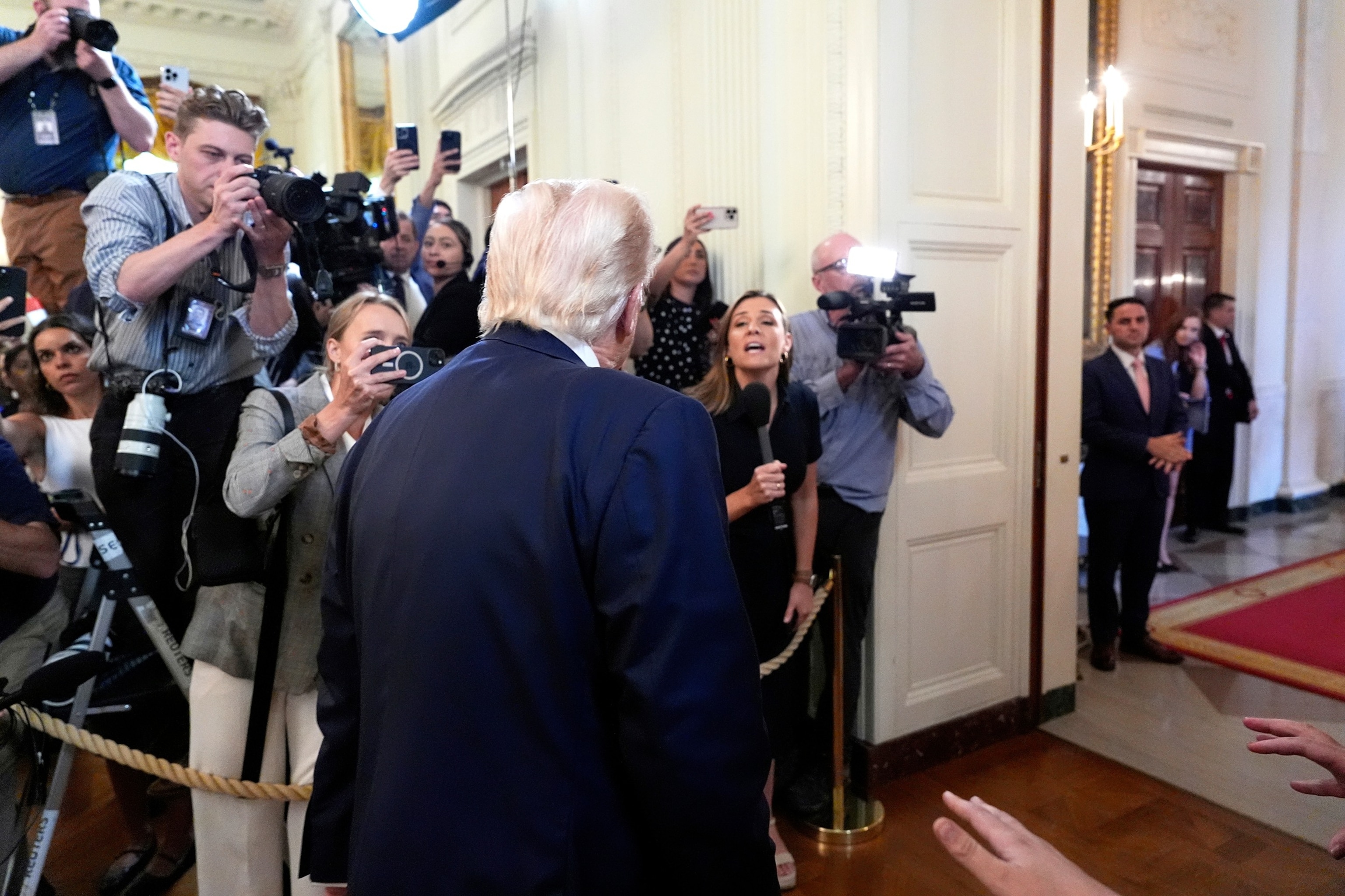 Critics say Trump tries to distract from Epstein by talking about everything but that