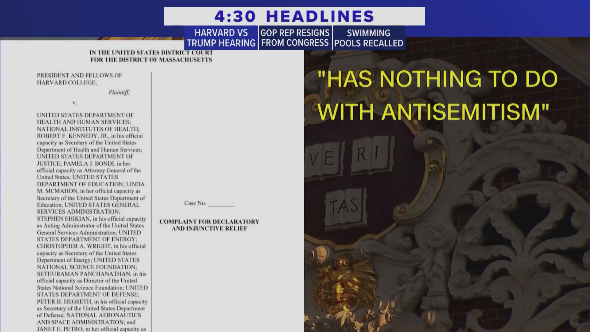 Harvard challenges Trump admin in court after $2B research funding cut ...