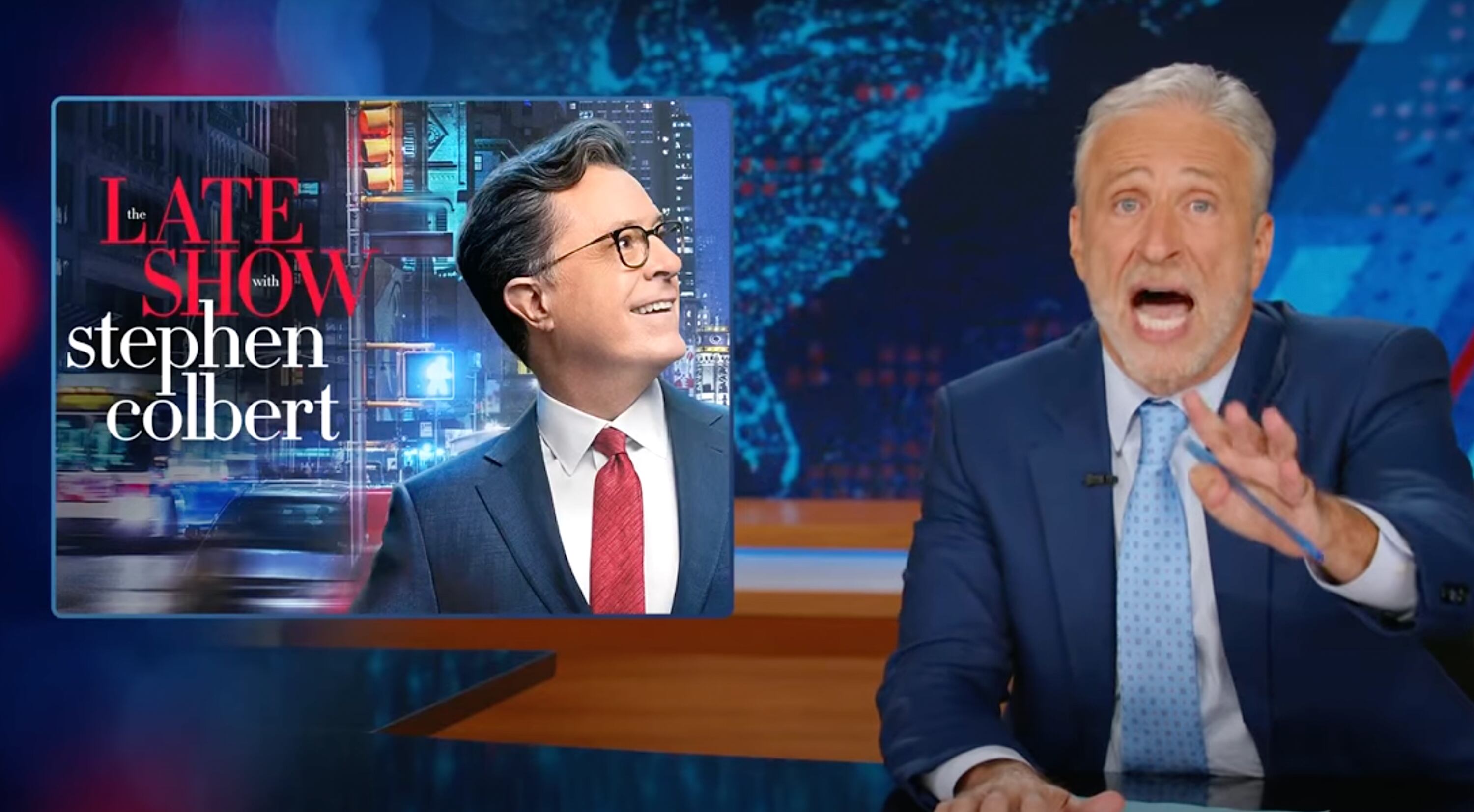 Jon Stewart Breaks Silence With Epic Defense of Stephen Colbert