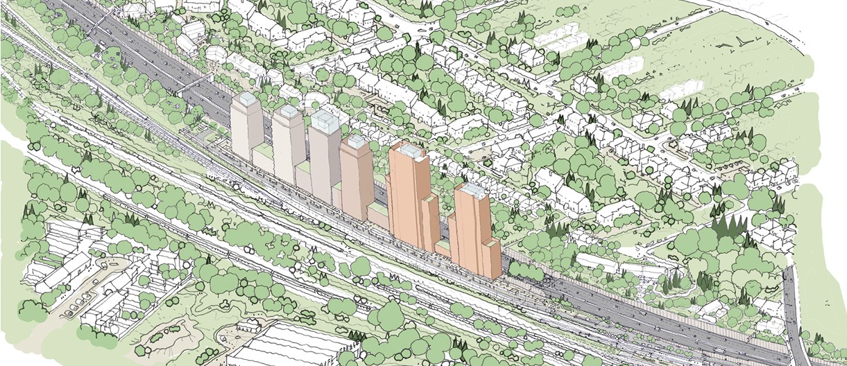 Barnet: High-rise hotel, student flats and 368 homes planned next to M1 ...