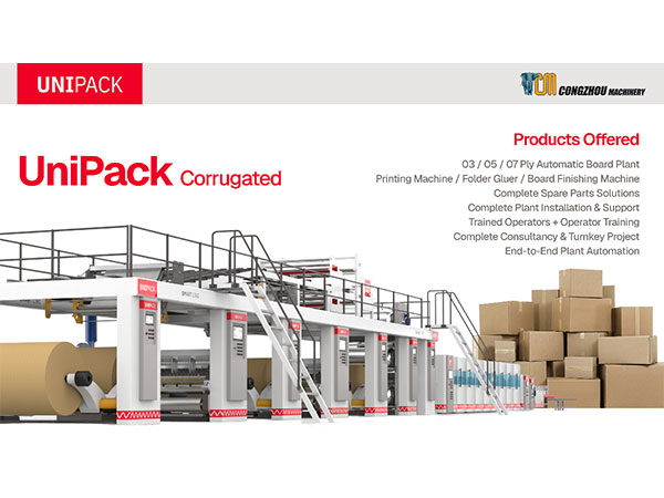 Industry Giant "UNIPACK Corrugated" enters India's ₹50,000 crore Packaging Market through Strategic Acquisition of Congzhou Machinery