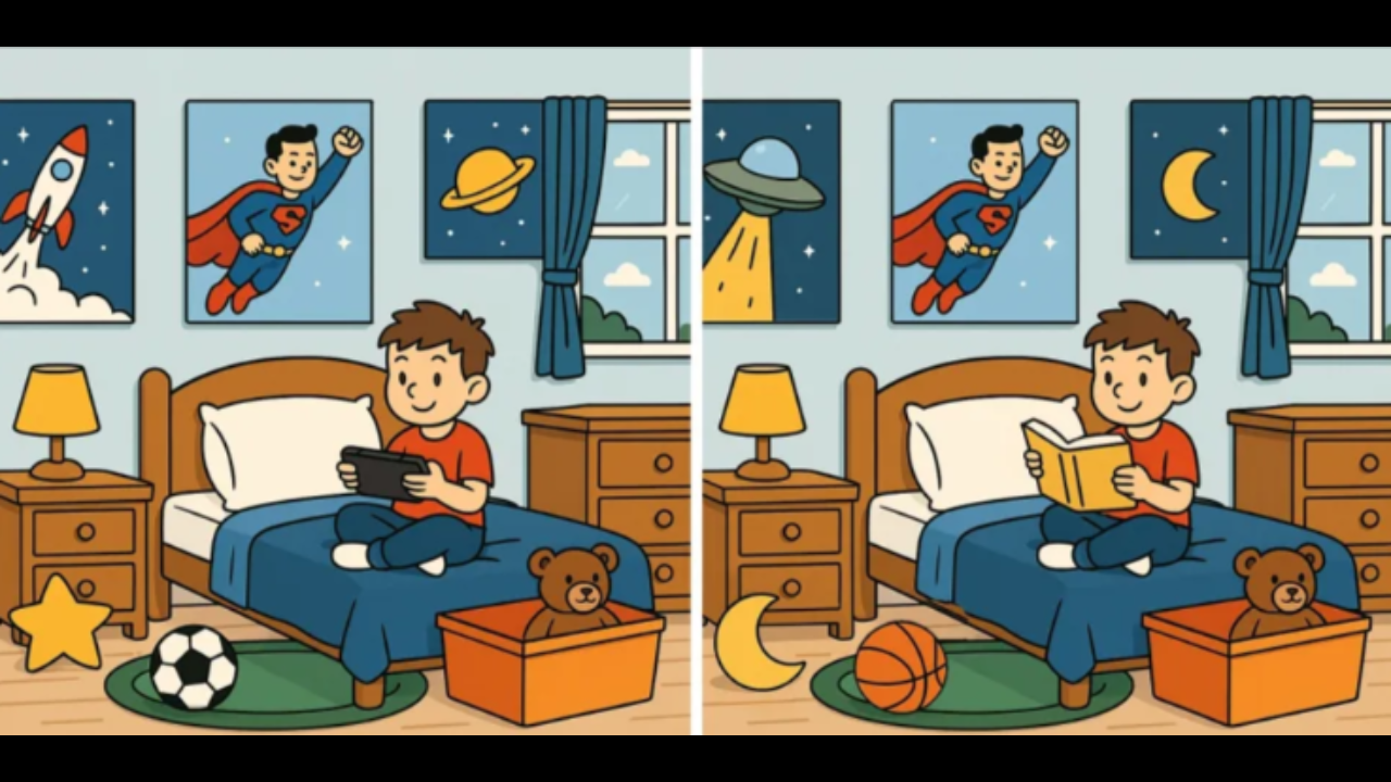Optical Illusion: Can You Spot The Differences In These Rooms?