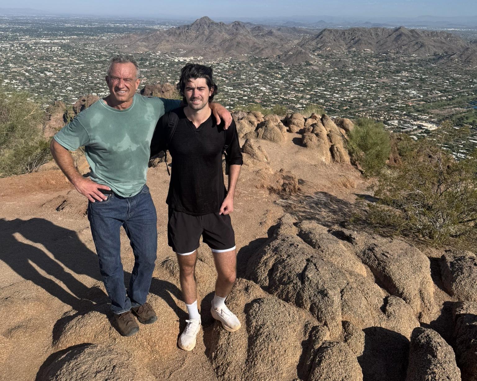 RFK Jr strides into new controversy: hiking in sweltering Arizona … in jeans