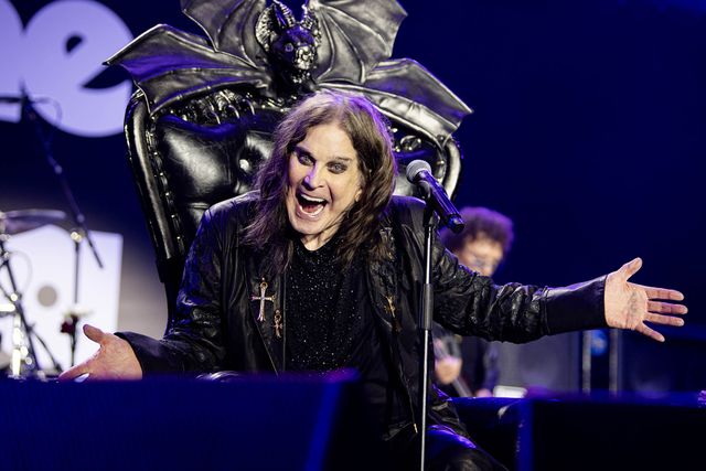 Ozzy Osbourne during the
