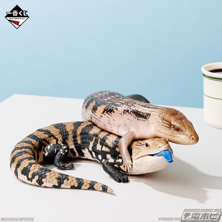 アオジタトカゲやフトアゴヒゲトカゲのリアルフィギュアなど
