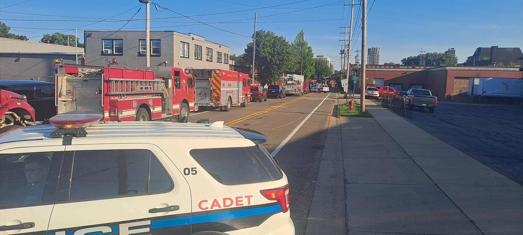 Large firefighter response spotted at Michner Plating EPA cleanup site Large firefighter response spotted at Michner Plating EPA cleanup site