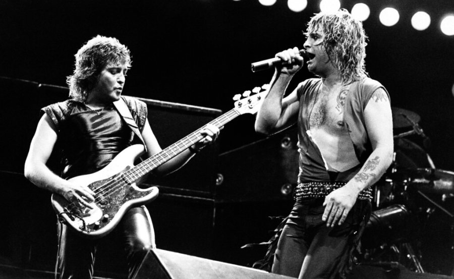 British heavy metal rock star Ozzy Osbourne performs at Rock in Rio, billed as the biggest rock music festival ever, in Rio De Janeiro, Brazil, Jan. 20,1985. The 10-day event drew more than one million people. (AP Photo/Miro Nunes)