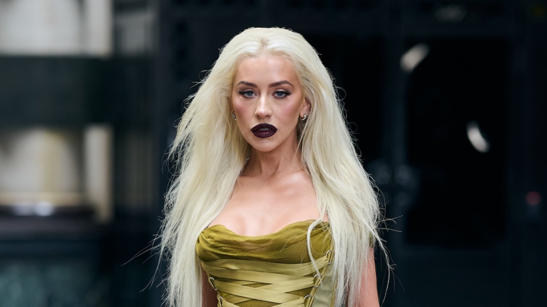 Christina Aguilera Rewears Iconic Versace Dress Nearly 22 Years Later