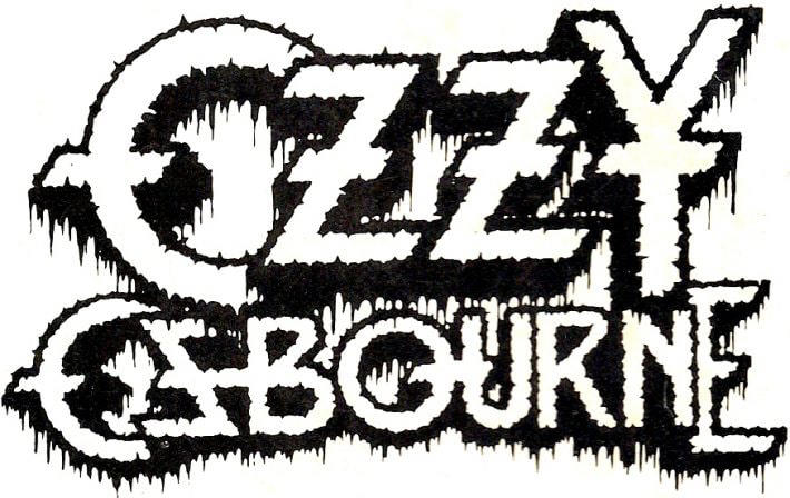 Logotipo de Ozzy Osbourne nos anos 80 Foto: Ozzy