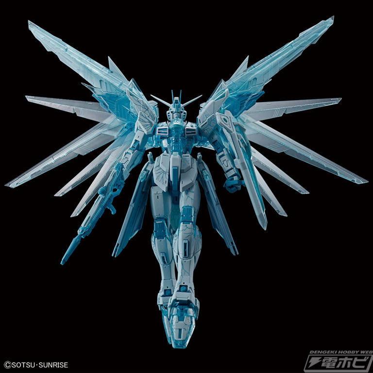 【限定版】MG フリーダム＆ジャスティス　クロスコントラストカラー 限定ガンプラ「HG ナイチンゲール［クリアカラー］」が発売決定