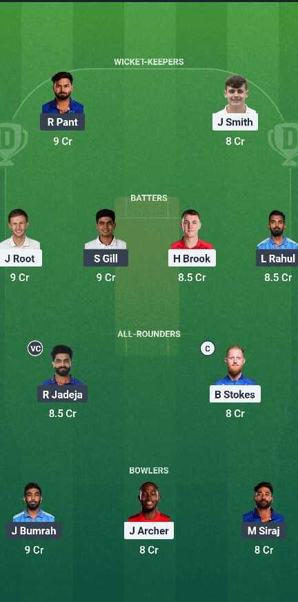 ENG vs IND Dream11 prediction, 4th Test match: WTC 2025-27 fantasy tips ...