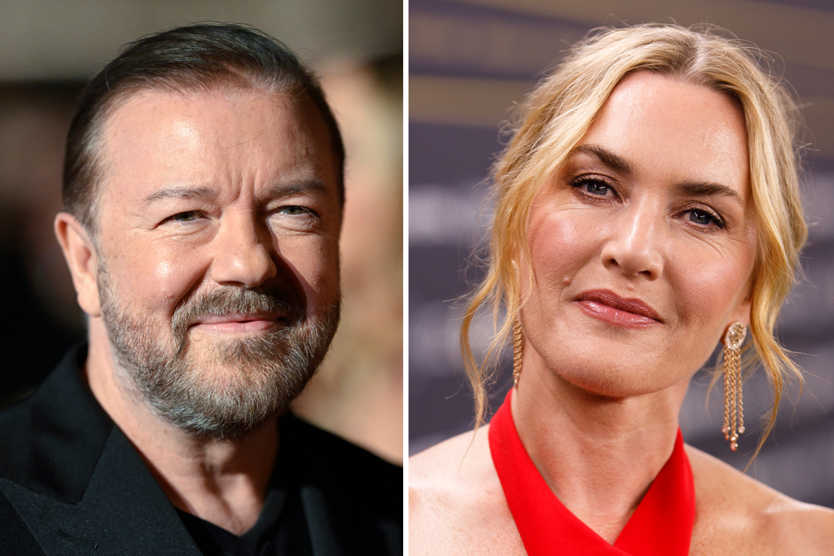 Ricky Gervais reveals Kate Winslet refused to say offensive Extras lines Ricky Gervais reveals Kate Winslet refused to say offensive Extras lines