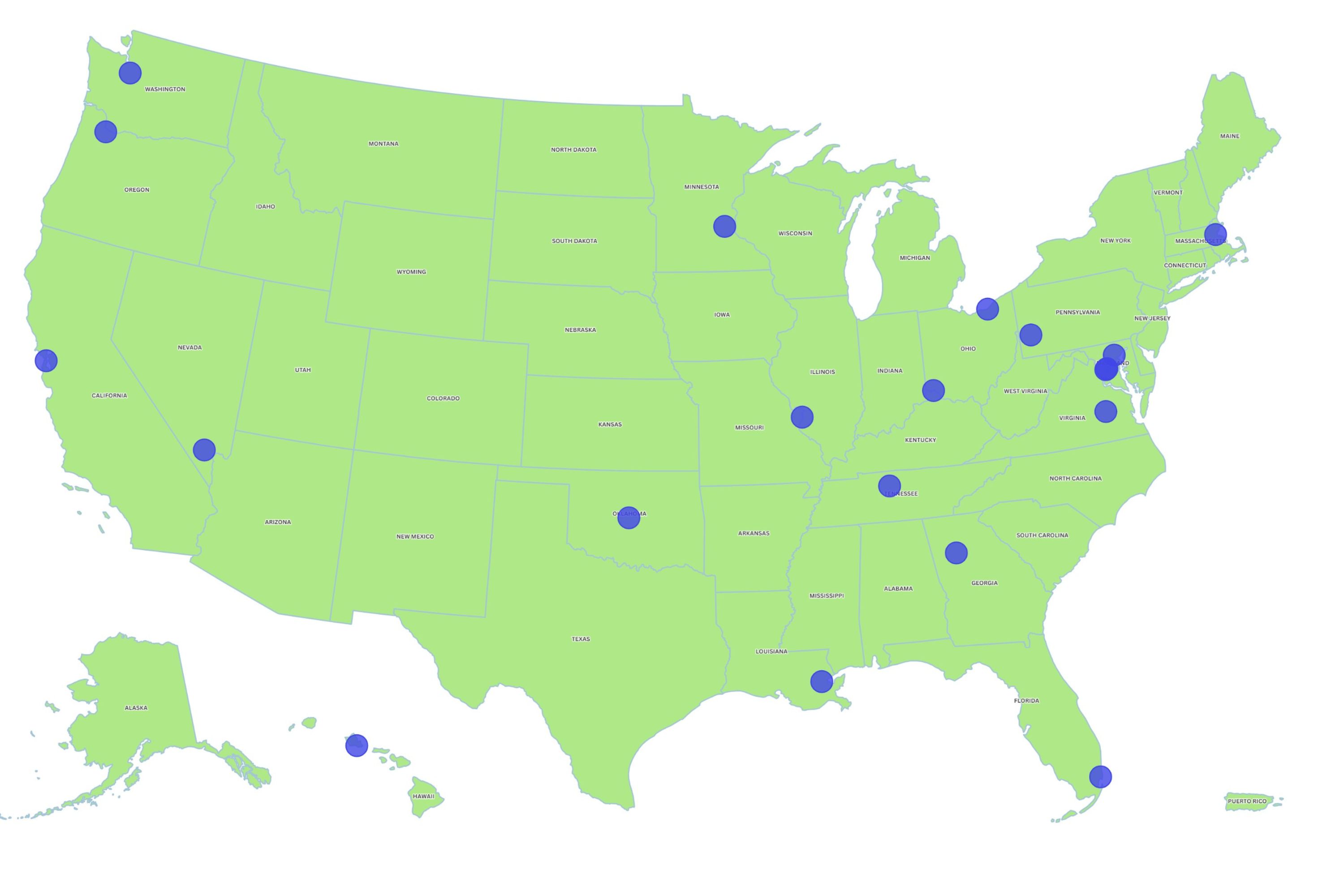Map shows most "cultured" major cities in US
