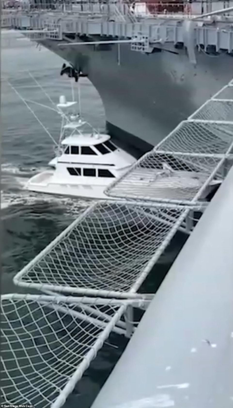 San Diego boat captain slams into US warship