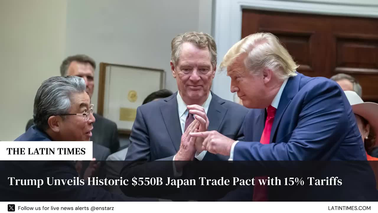 Trump Unveils Historic 550B Japan Trade Pact with 15 Tariffs