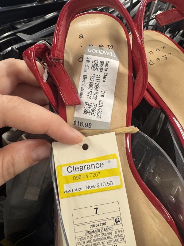 Shopper dumbfounded after spotting item at Goodwill with conflicting
