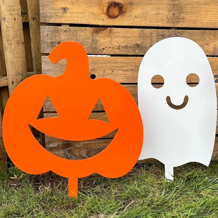 Metal Halloween Yard Signs