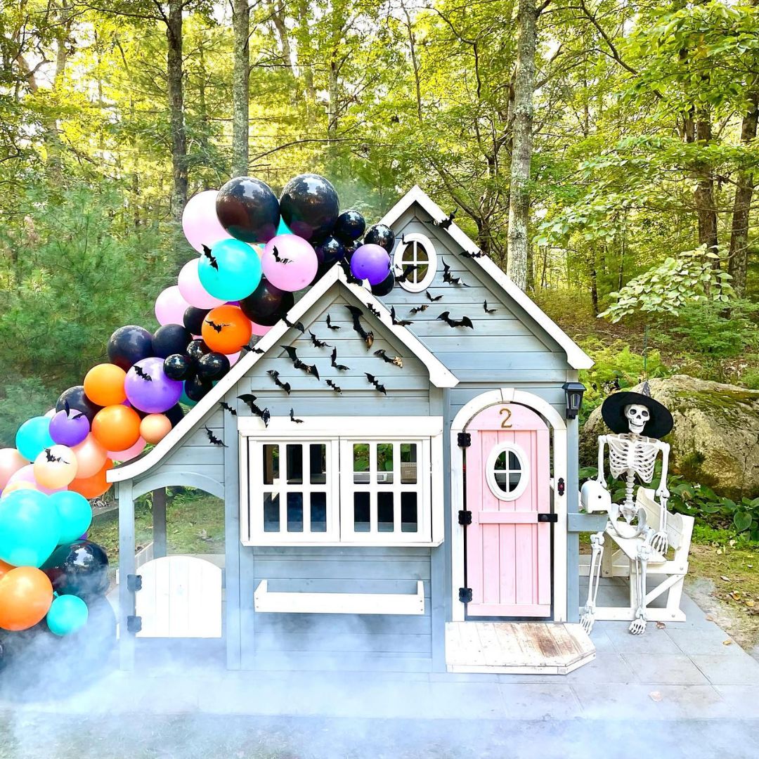 kids halloween playhouse decorations