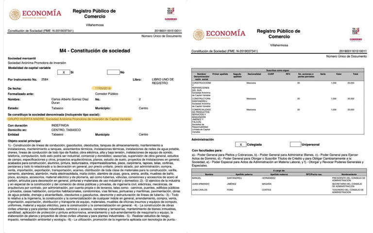 El clan Bermúdez se asoció con grandes contratistas de la 4T: MCCI