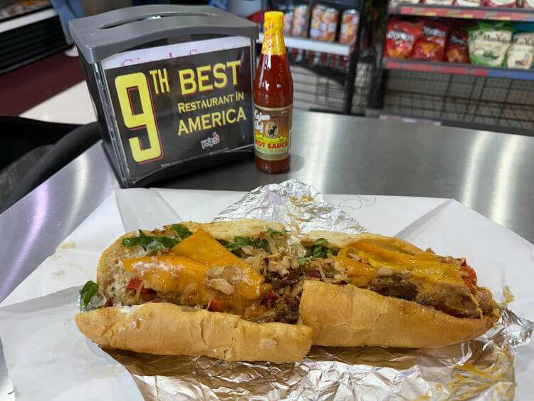 A Dirty Derrick sandwich Gino's Deli Stop N Buy on Sunday, March 9. (Katy Barber/MySA )