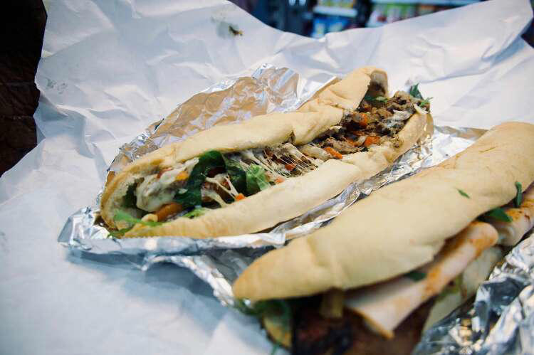Philly cheesesteak at Gino's Deli. (Nate Rodriguez)