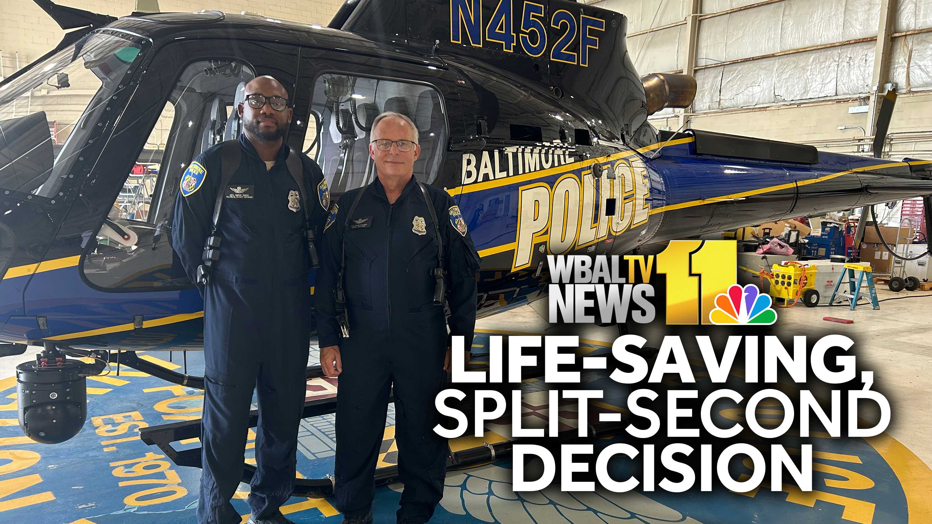 Video shows officer land helicopter and save man drowning in closed pool