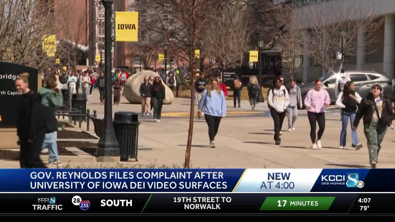 Gov Kim Reynolds files complaint against University of Iowa alleging Gov Kim Reynolds files complaint against University of Iowa alleging