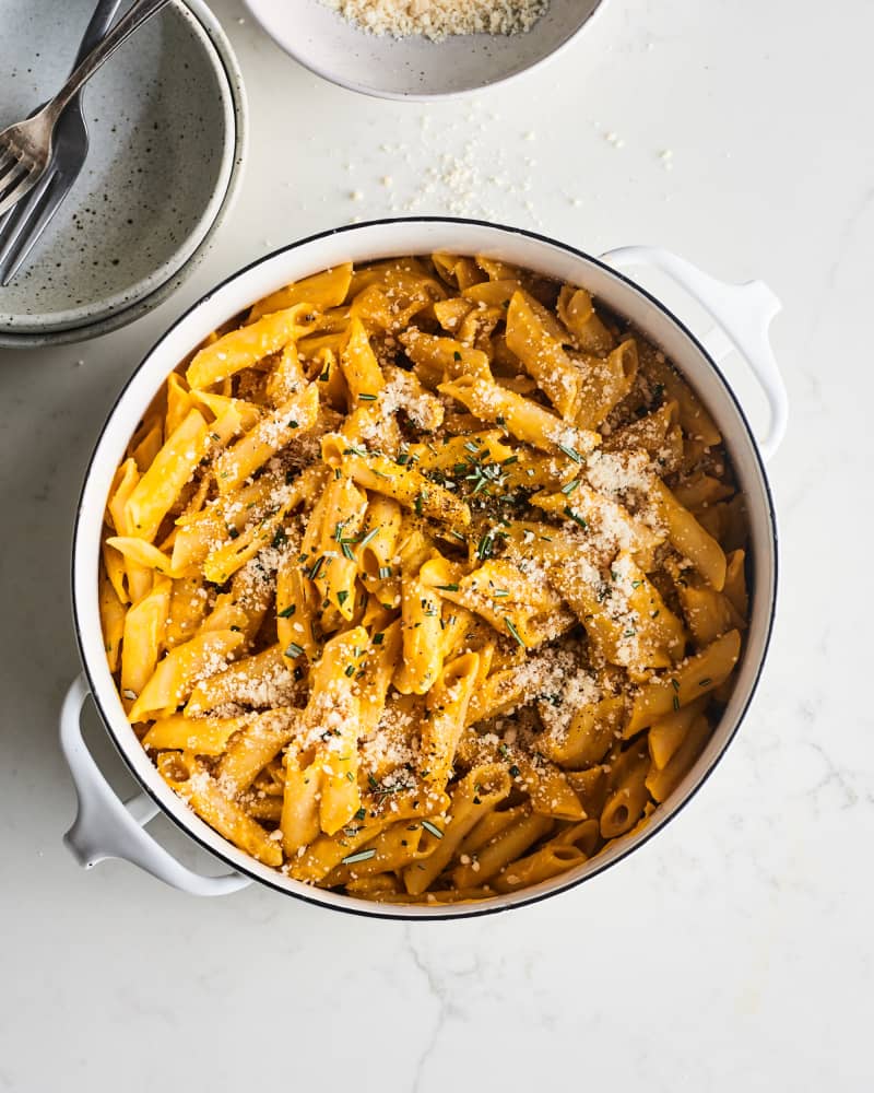 One-Pot Creamy Pumpkin Pasta