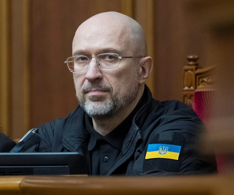 Le ministre ukrainien des Affaires étrangères Andrii Sybiga lors d'une session du Parlement à Kiev le 8 mai 2025