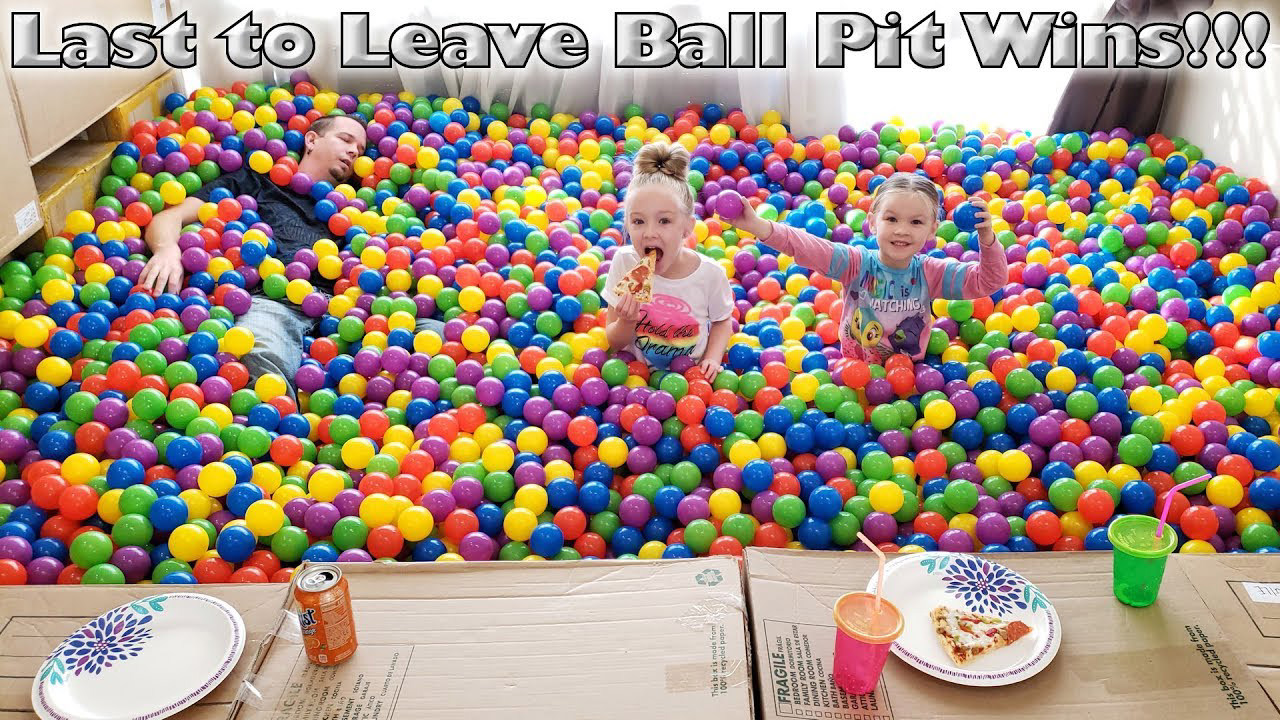 Last One To Leave The Ball Pit Wins 24 Hour Challenge Last One To Leave The Ball Pit Wins 24 Hour Challenge