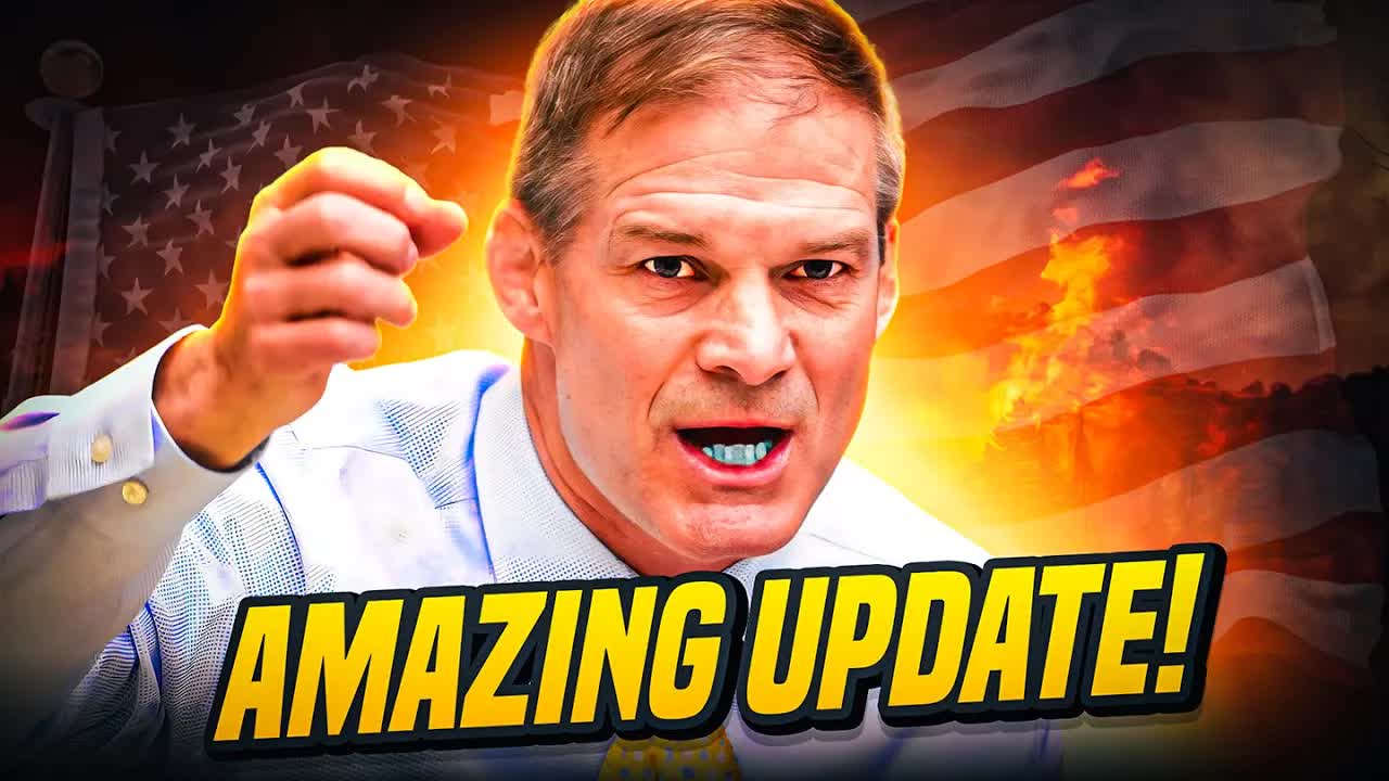 Breaking: Jim Jordan just dropped a major bombshell!