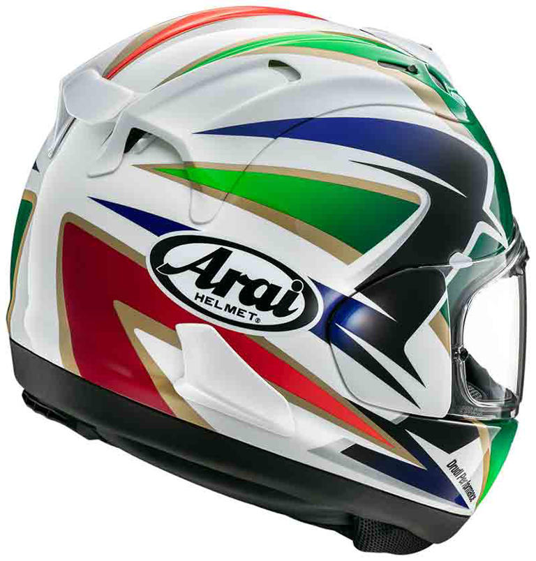 ルカ・カダローラレプリカヘルメット 千葉北2りんかん】ARAI RX-7X ルカ・カダローラレプリカ登場