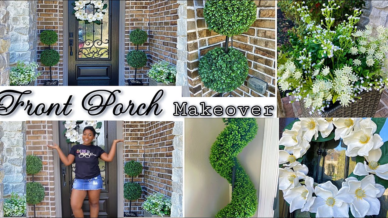 Budget-Friendly Spring Porch Refresh – Clean & Decorate