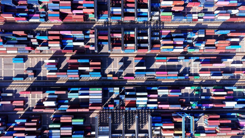 Containers are seen at the port in Qingdao, in China. President Donald Trump imposed tariffs as high as 145% in recent months on goods coming from China to the United States. - AFP/Getty Images
