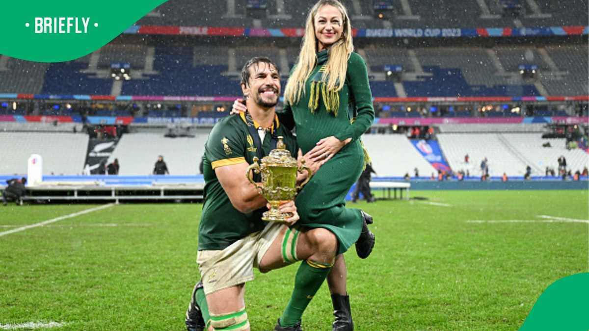 Eben Etzebeth’s daughter steals show at Springboks team photo shoot