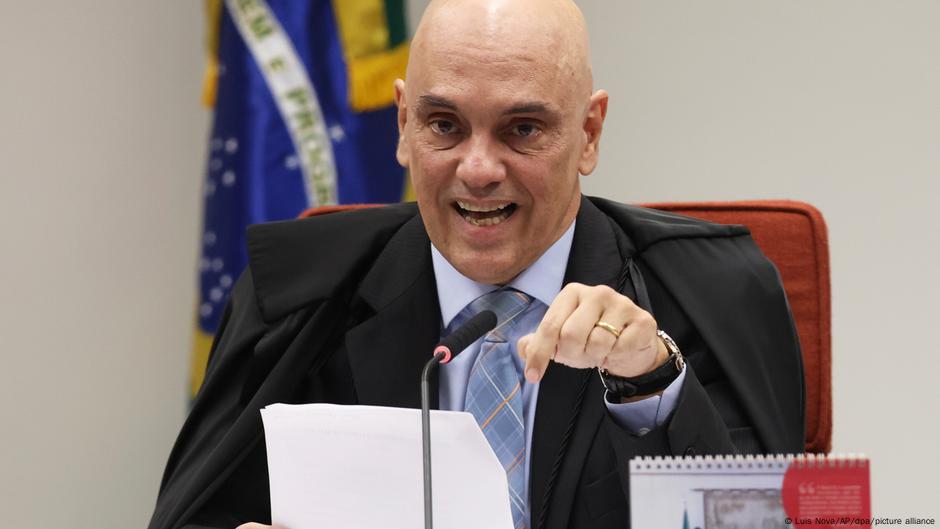 O ministro Alexandre de Moraes foi alvo de sanções impostas pelos EUA