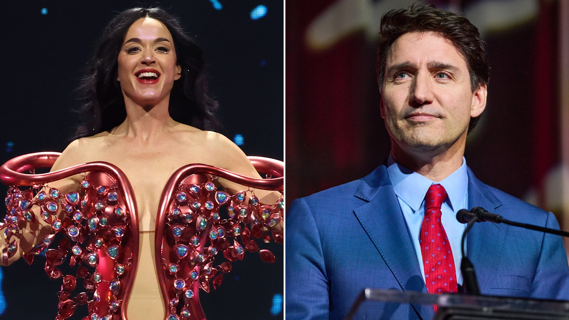 Justin Trudeau Supports Katy Perry at Her Lifetimes Tour After Dinner